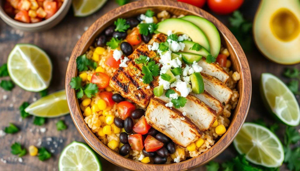 Mexican Chicken Rice Bowl