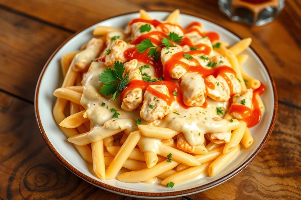 buffalo chicken alfredo penne