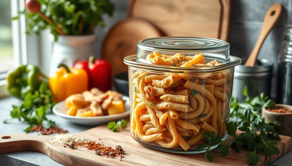 cajun chicken pasta storage