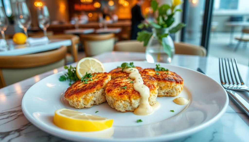 restaurant-style crab cakes