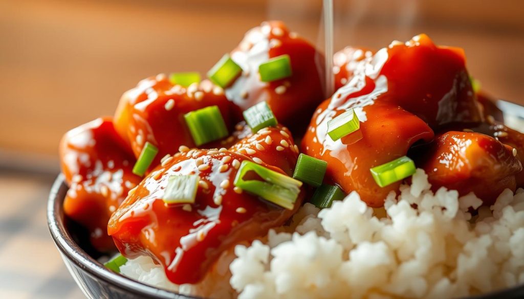 hot honey chicken bowls